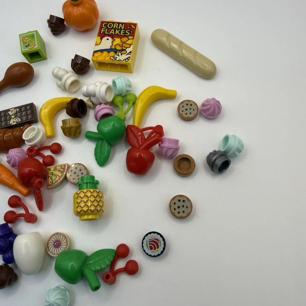 LEGO Piece Minifigs Friends Lego Food Accessories Lot of 50 pieces 007 - Picture 5 of 6